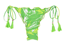 Carregar imagem no visualizador da galeria, Product Front: Rio De Sol Bas Bottom Green-Palms Frufru-Fio
