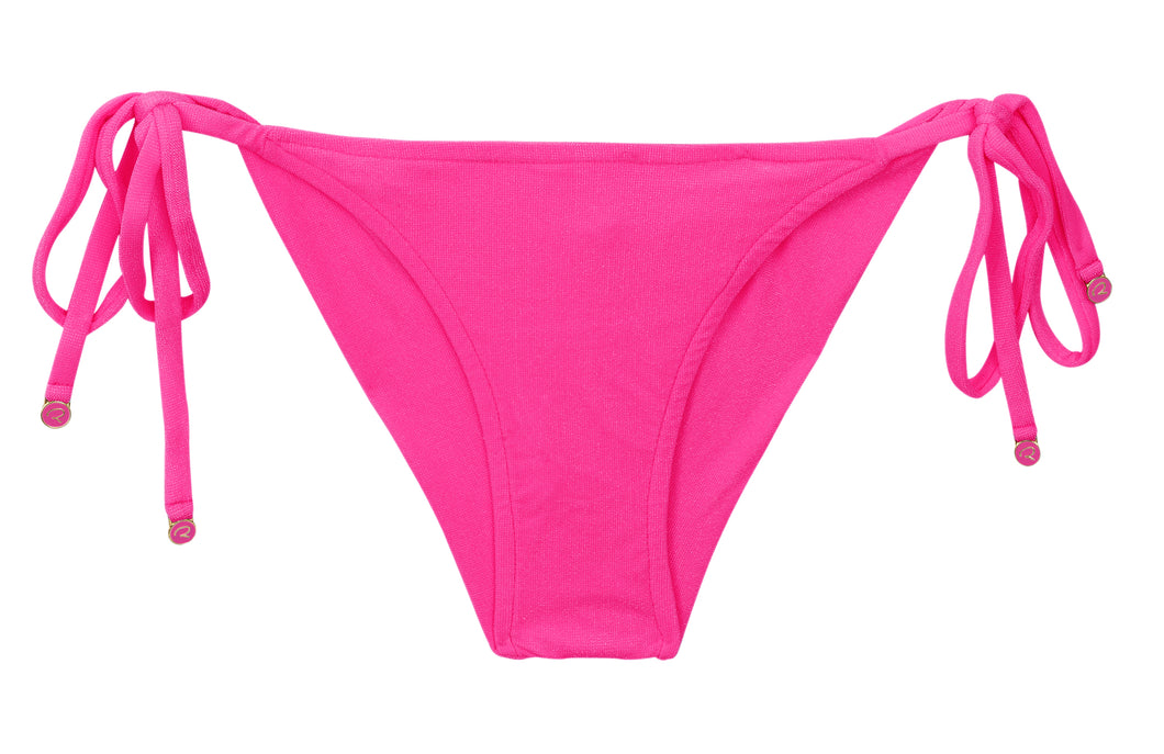 Product Front: Rio De Sol Bas Bottom Malibu-Rosa Cheeky-Tie