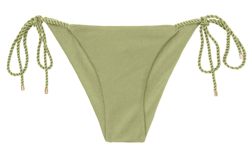 Product Front: Rio De Sol Bas Bottom Oliva Cheeky-Rope