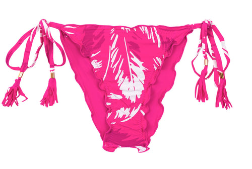 Product Front: Rio De Sol Bas Bottom Pink-Palms Frufru