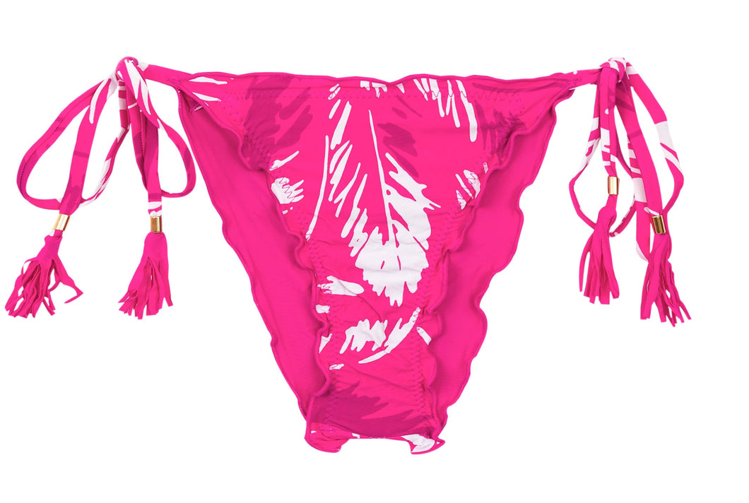 Product Front: Rio De Sol Bas Bottom Pink-Palms Frufru