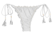 Carregar imagem no visualizador da galeria, Product Front: Rio De Sol Bas Bottom Shimmer-White Frufru-Fio
