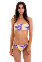 Carregar imagem no visualizador da galeria, Model Front: Rio De Sol Bas Bottom Tiedye-Purple Fio
