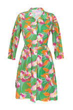 Carregar imagem no visualizador da galeria, Product Front: Rio De Sol Chemise Green Bloom Chemise
