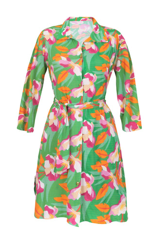 Product Front: Rio De Sol Chemise Green Bloom Chemise