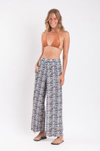 Carregar imagem no visualizador da galeria, Image 04: Rio De Sol Pantalon De Plage Ikat Wide Pants
