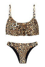 Carregar imagem no visualizador da galeria, Product Front: Rio De Sol Ensemble Leopardo Babado
