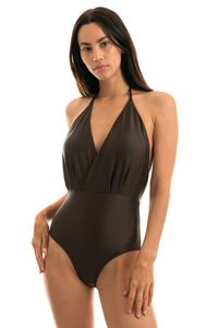 Model Front: Rio De Sol Une Pièce Meteorite Transpassado