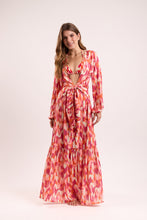 Carregar imagem no visualizador da galeria, Model Front: Rio De Sol Vêtement De Plage Mirage Long Dress Verona
