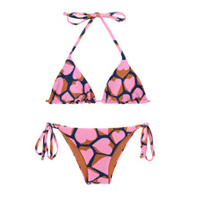 Carregar imagem no visualizador da galeria, Product Front: Rio De Sol Ensemble Set Amore-Pink Tri-Inv Lacinho
