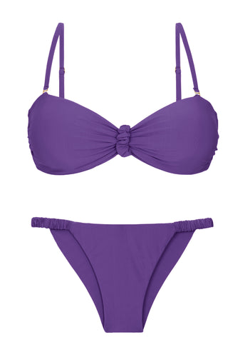 Product Front: Rio De Sol Ensemble Set Amuleto Bandeau-Crispy Cheeky-Crispy