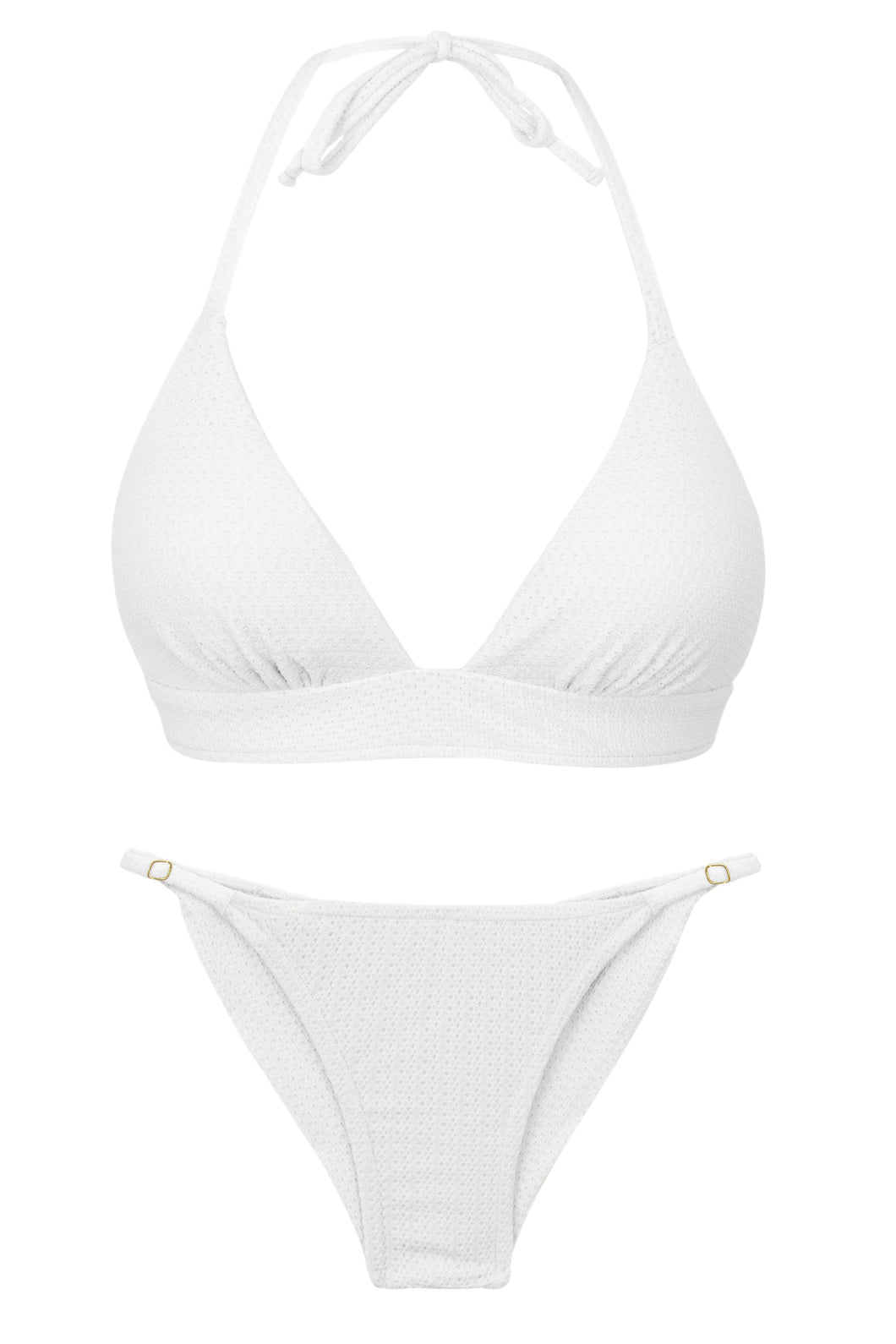 Product Front: Rio De Sol Ensemble Set Bora-White Tri-Cos Cheeky-Fixa