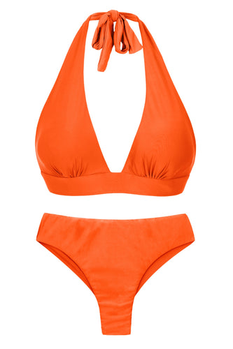 Product Front: Rio De Sol Ensemble Set Calendula Halter-Cos Ciao