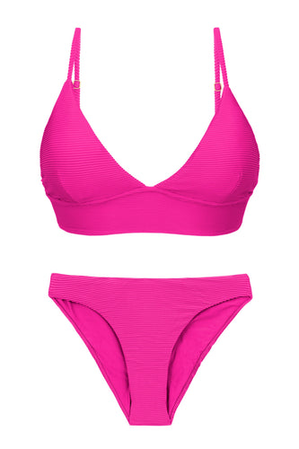 Product Front: Rio De Sol Ensemble Set Cotele-Amaranto Tri-Tank Essential-Comfy