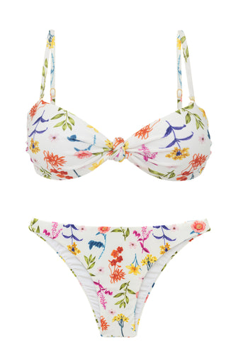 Product Front: Rio De Sol Ensemble Set Countryside Bandeau-Joy Leblon