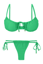 Carregar imagem no visualizador da galeria, Product Front: Rio De Sol Ensemble Set Dots-Tambourine Balconet-Tie Pipa
