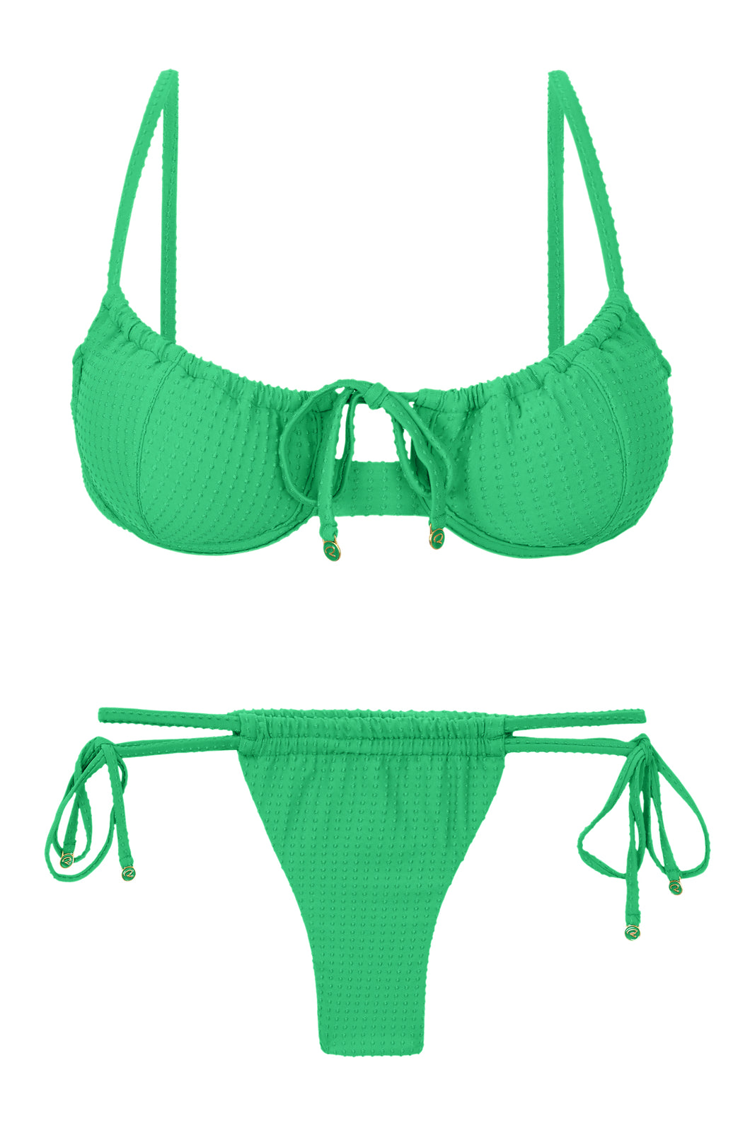 Product Front: Rio De Sol Ensemble Set Dots-Tambourine Balconet-Tie Pipa