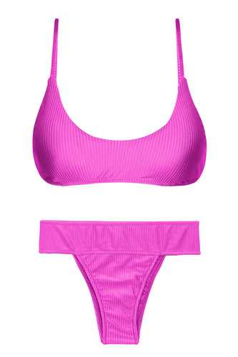 Product Front: Rio De Sol Ensemble Set Eden-Pink Bralette Rio-Cos