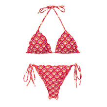 Carregar imagem no visualizador da galeria, Product Front: Rio De Sol Ensemble Set Floral-Scales Frufru Frufru-Fio

