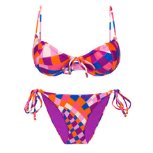 Carregar imagem no visualizador da galeria, Product Front: Rio De Sol Ensemble Set Funny Balconet-Tie Ibiza-Comfy
