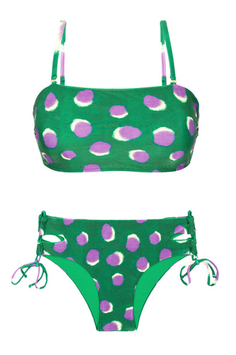 Product Front: Rio De Sol Ensemble Set Happiness Bandeau-Reto Madrid