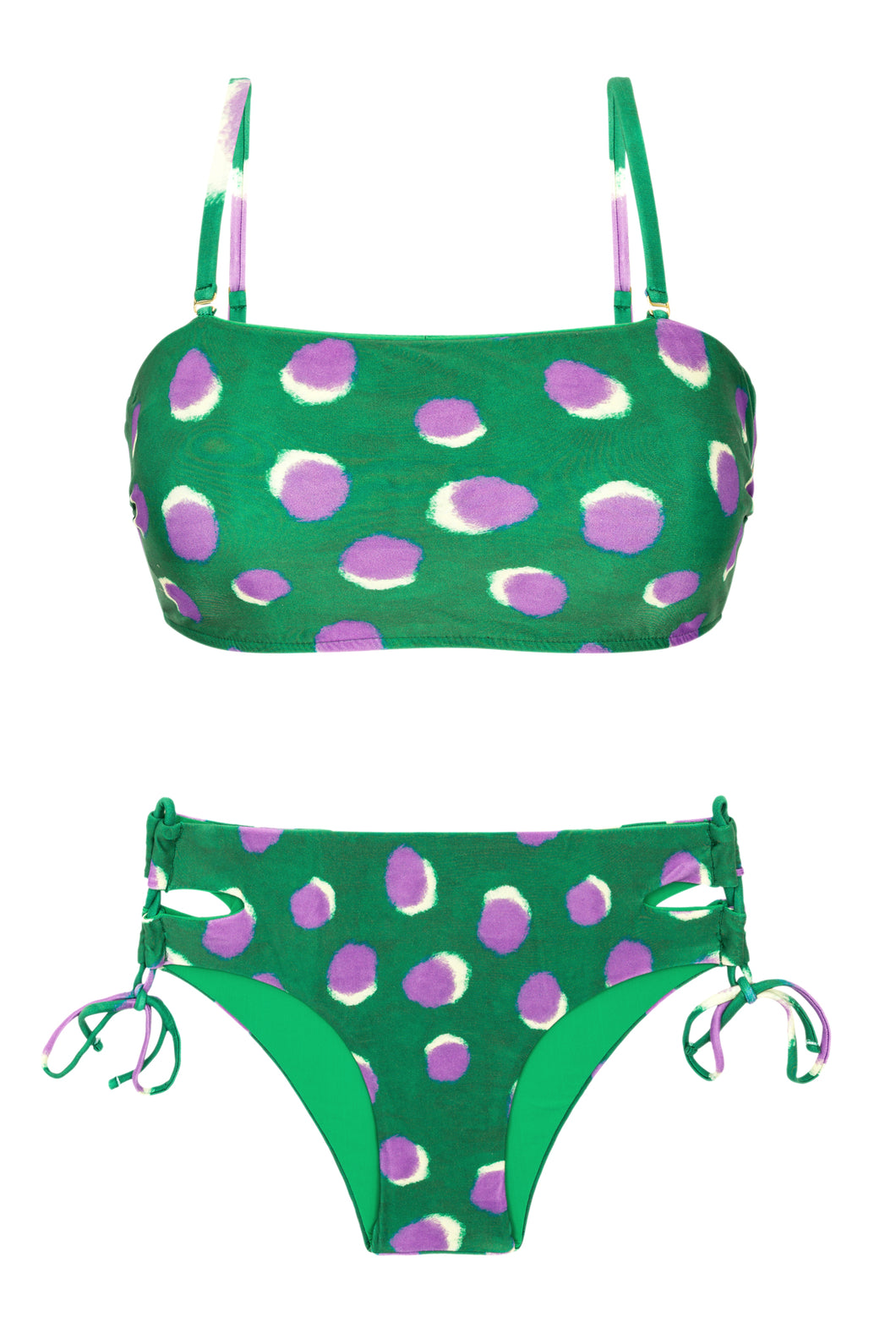 Product Front: Rio De Sol Ensemble Set Happiness Bandeau-Reto Madrid
