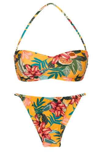 Product Front: Rio De Sol Ensemble Set Lis Bandeau-Pli Cheeky-Fixa