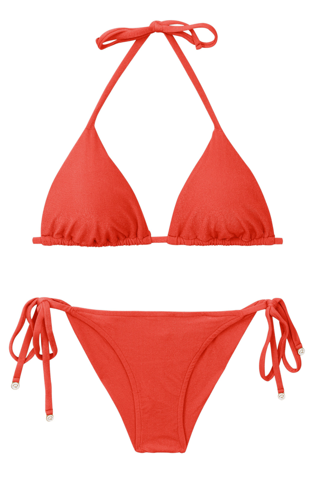 Product Front: Rio De Sol Ensemble Set Malibu-Chili Tri-Inv Cheeky-Tie