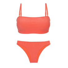 Carregar imagem no visualizador da galeria, Product Front: Rio De Sol Ensemble Set Malibu-Nina Bandeau-Reto Essential
