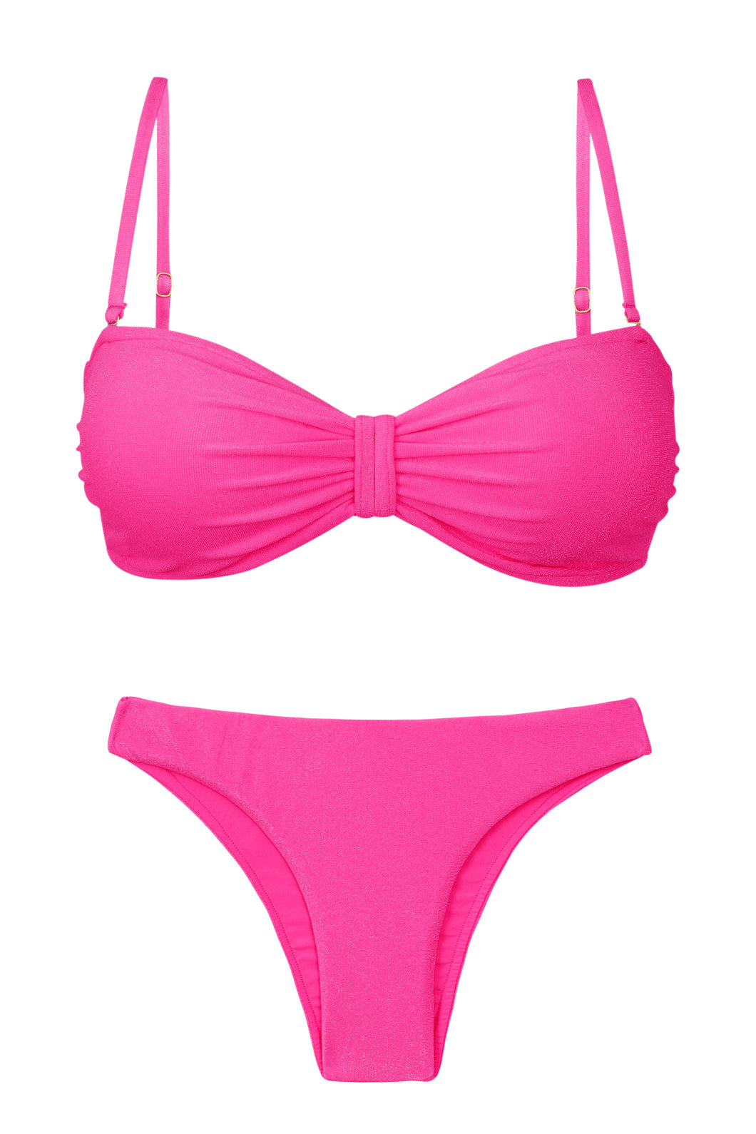 Product Front: Rio De Sol Ensemble Set Malibu-Rosa Bandeau-Duo Essential