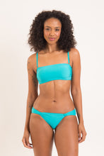 Carregar imagem no visualizador da galeria, Model Front: Rio De Sol Ensemble Set Nanai Bandeau-Reto Mel-Comfy
