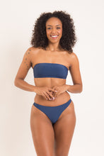 Carregar imagem no visualizador da galeria, Image 03: Rio De Sol Ensemble Set Navy Bandeau-Reto Nice-Fio

