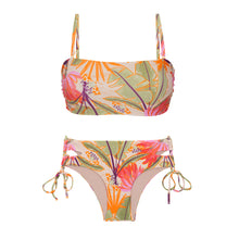 Carregar imagem no visualizador da galeria, Product Front: Rio De Sol Ensemble Set Oasis Bandeau-Reto Madrid
