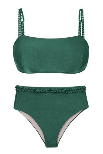Product Front: Rio De Sol Ensemble Set Palace Bandeau-Reto Hotpants