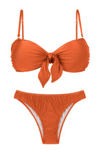 Carregar imagem no visualizador da galeria, Product Front: Rio De Sol Ensemble Set Paprica Bandeau-No Essential
