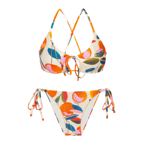 Product Front: Rio De Sol Ensemble Set Picnic Tank-Tie Lacinho