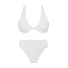 Carregar imagem no visualizador da galeria, Product Front: Rio De Sol Ensemble Set Sand-White Chantal Kora
