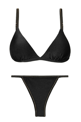 Product Front: Rio De Sol Ensemble Set Shimmer-Black Tri-Fixo California