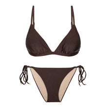 Carregar imagem no visualizador da galeria, Product Front: Rio De Sol Ensemble Set Shimmer-Coffee Tri-Fixo Ibiza-Comfy

