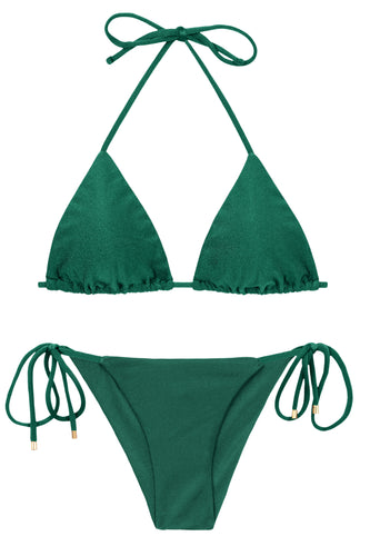 Product Front: Rio De Sol Ensemble Set Shimmer-Palace Tri-Inv Cheeky-Tie
