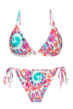 Carregar imagem no visualizador da galeria, Product Front: Rio De Sol Ensemble Set Splash Tri-Fixo Cheeky-Tie
