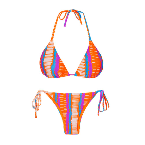 Product Front: Rio De Sol Ensemble Set Stripes Tri-Inv Ibiza