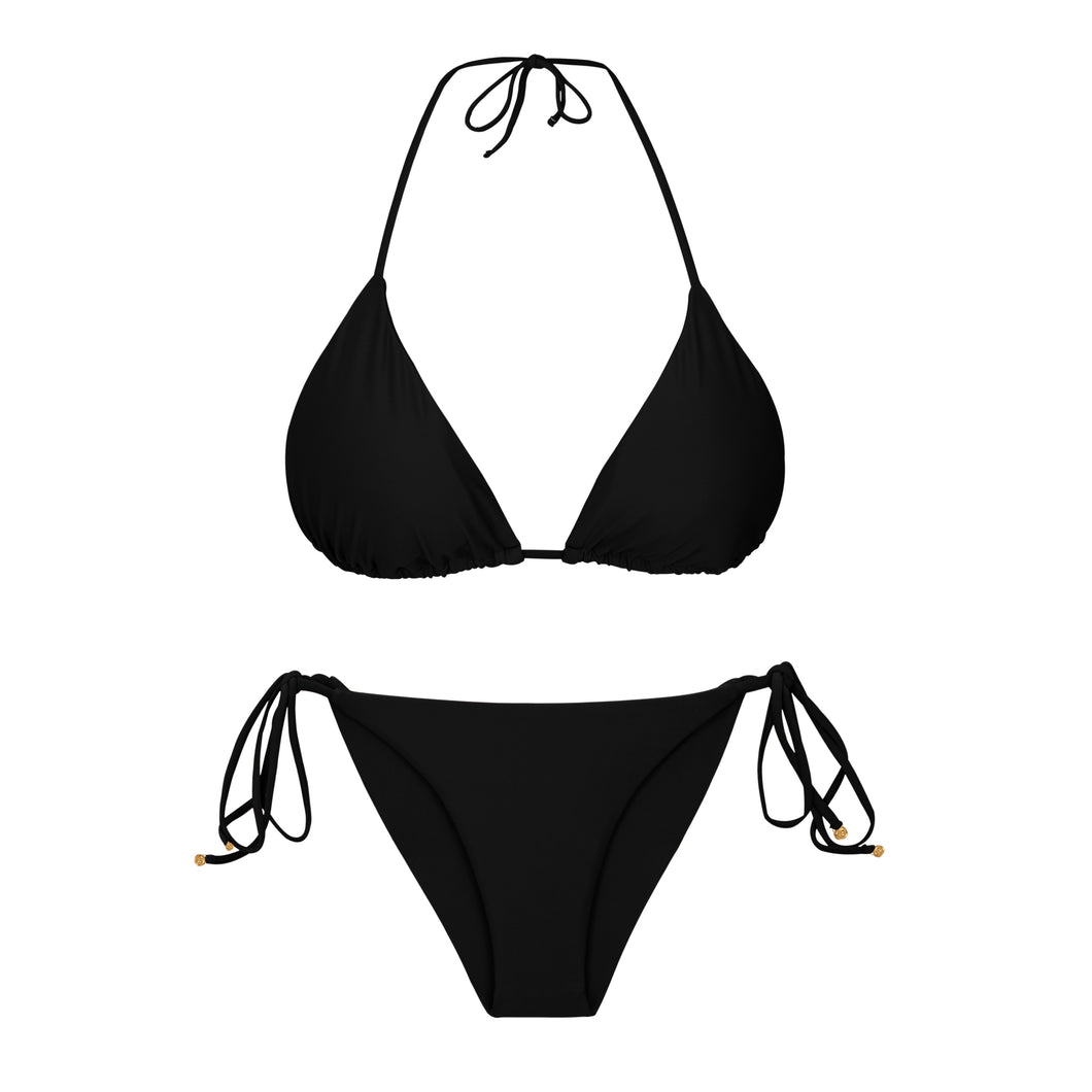 Product Front: Rio De Sol Ensemble Set Touch-Black Tri-Inv Cheeky-Tie
