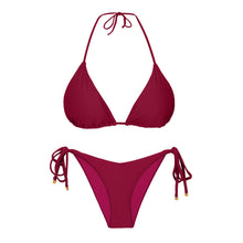 Carregar imagem no visualizador da galeria, Product Front: Rio De Sol Ensemble Set Touch-Carmim Tri-Inv Amora

