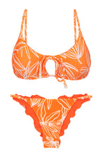 Carregar imagem no visualizador da galeria, Product Front: Rio De Sol Ensemble Set Trail-Orange Tank-Tie Ipanema
