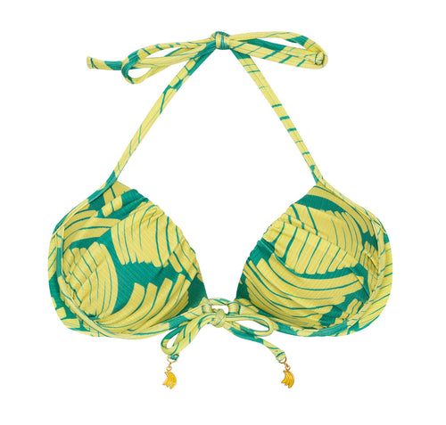 Product Front: Rio De Sol Haut Top Banana Yellow Balconet