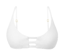 Carregar imagem no visualizador da galeria, Product Front: Rio De Sol Haut Top Bora-White Bra-Trio

