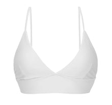 Carregar imagem no visualizador da galeria, Product Front: Rio De Sol Haut Top Cotele-Branco Tri-Tank
