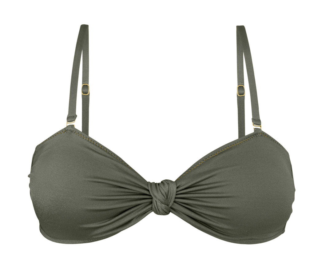 Product Front: Rio De Sol Haut Top Croco Bandeau-Joy