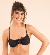 Carregar imagem no visualizador da galeria, Image 08: Rio De Sol Haut Top Dots-Black Balconet-Tie
